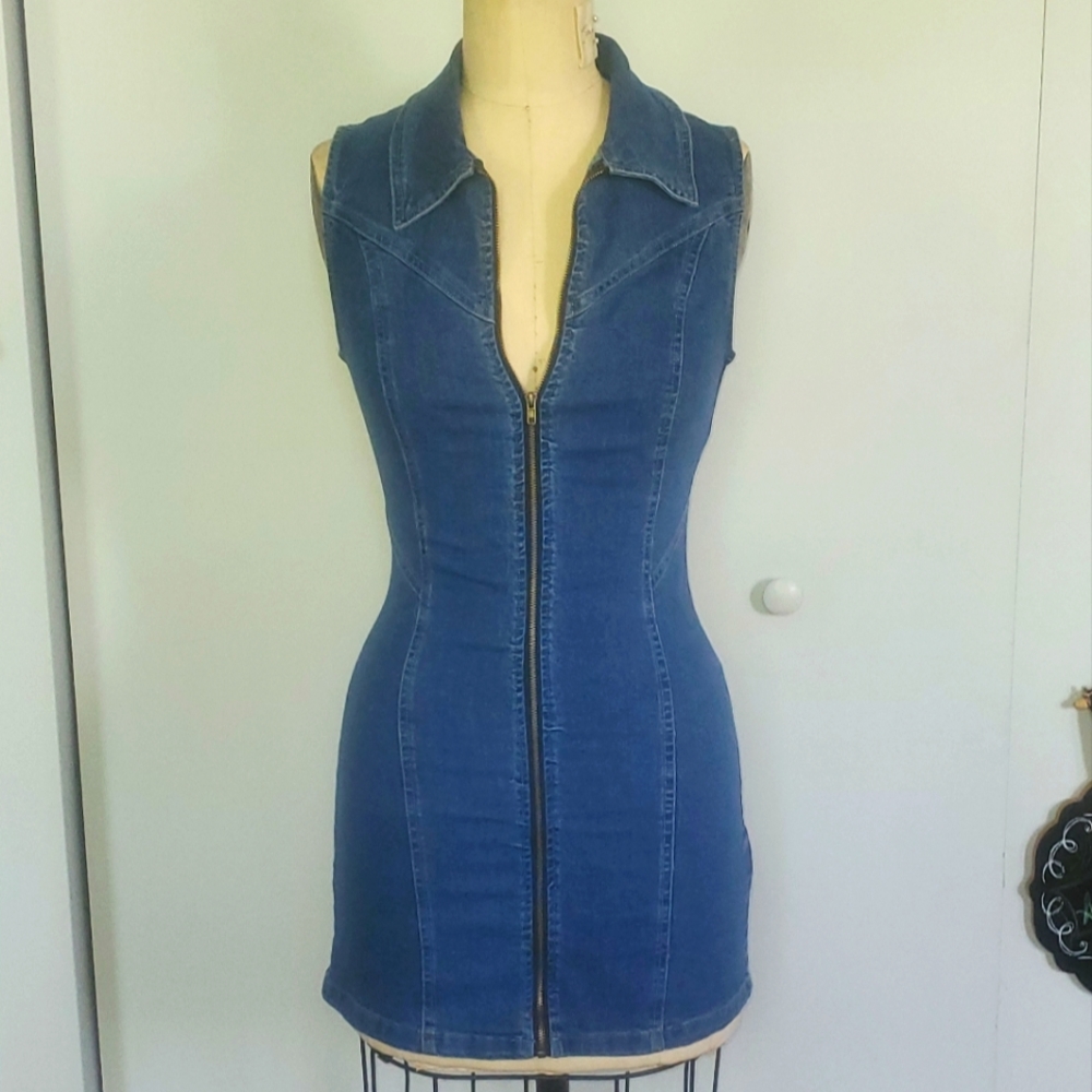 Denim Bodycon Dress